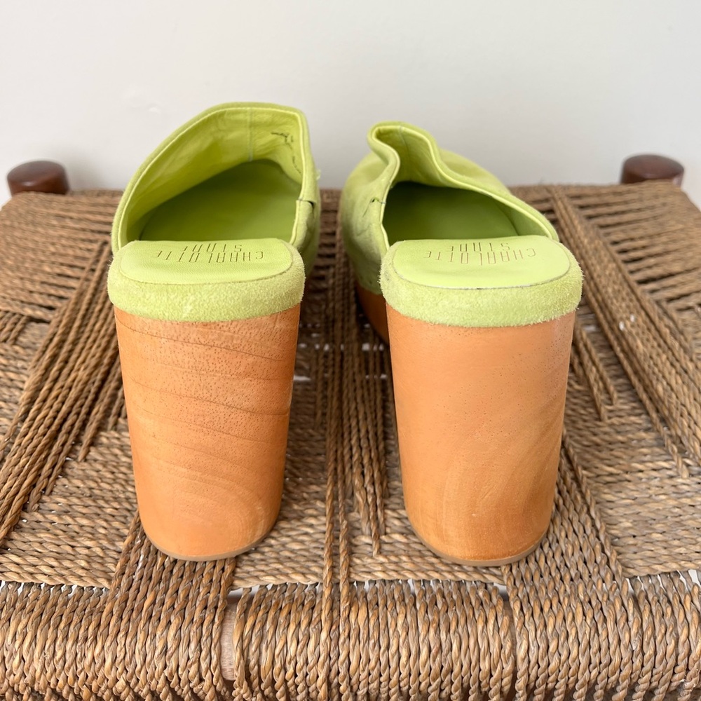 Charlotte Stone Shoes Women’s 9 Acid Marlo Clog Suede - Picture 6 of 9